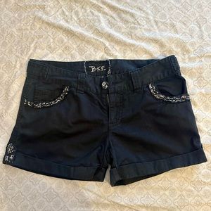 Womens black BUCKLE BKE shorts